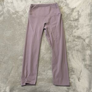Crop leggings size xs purple like new​​​​​​​
